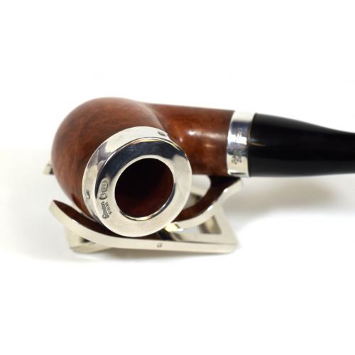 Peterson Silver Cap Silver Mounted Natural XL90 P/Lip Pipe (PE582) - End of Line